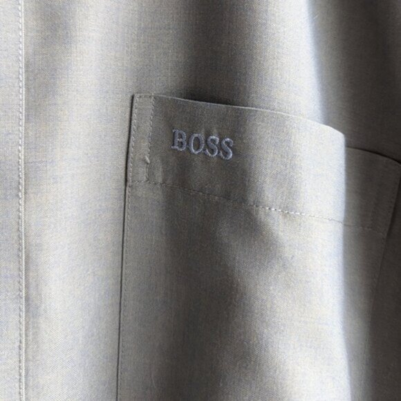 Hugo Boss button down dress shirt - green - Picture 4 of 6